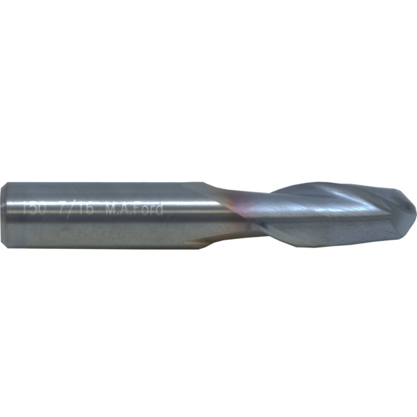 M.A. Ford Tuffcut Gp 2 Flute Ball Nose End Mill, 20.0Mm 15078740C